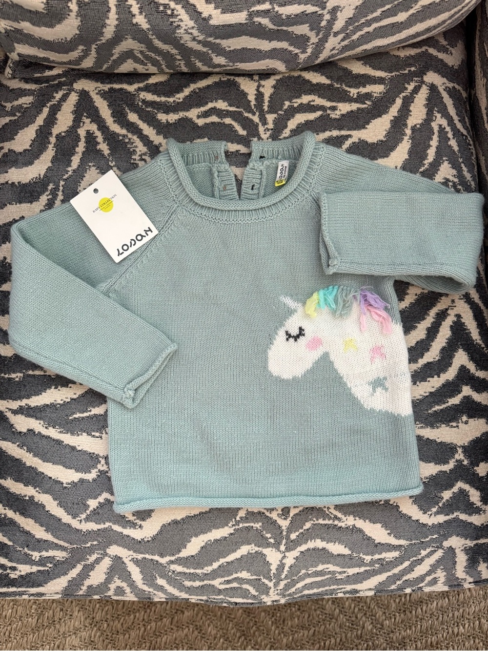 EUC Losan unicorn sweater Size 18-24 months.